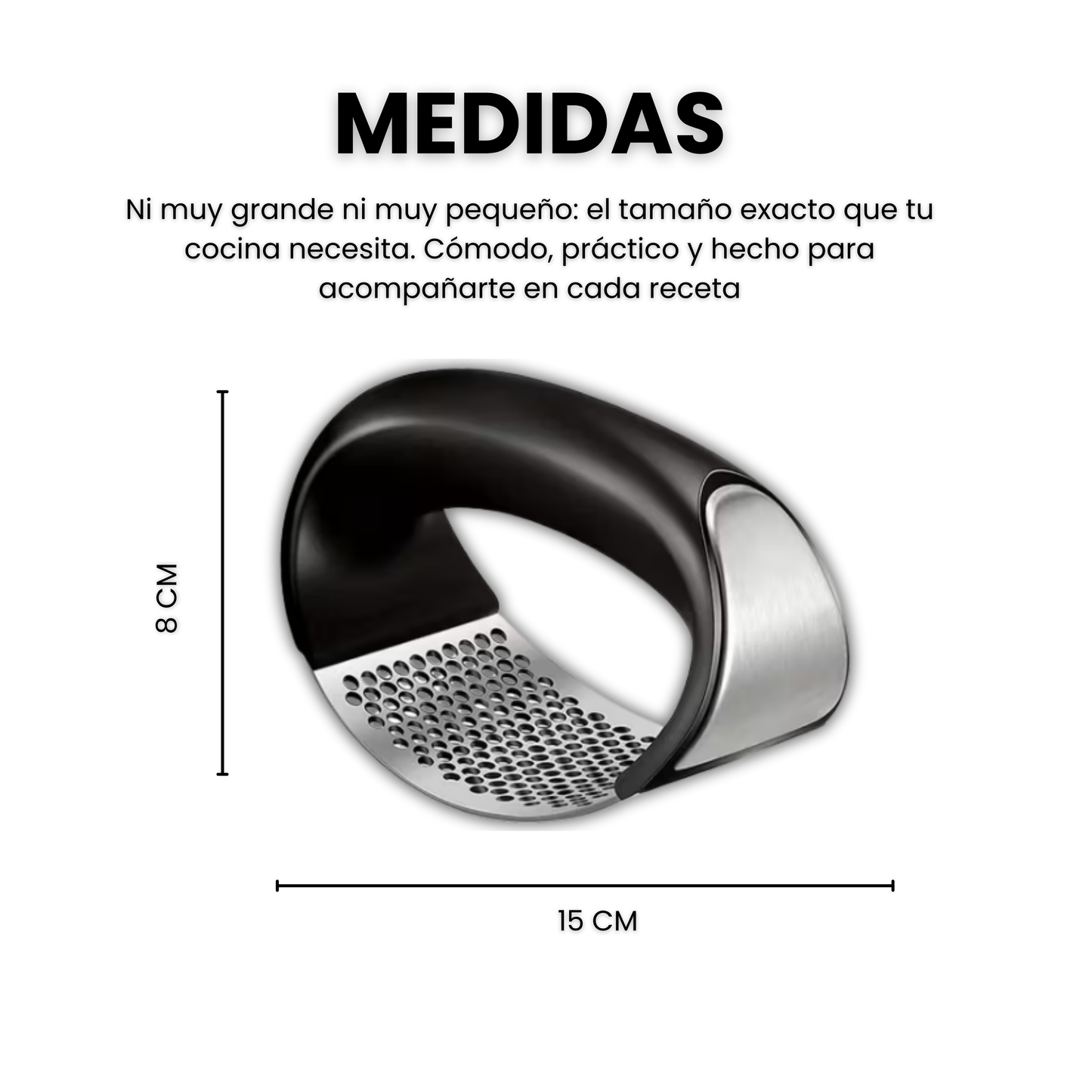 Picadito™ Triturador Acero Premium | Ajo Listo en 3 Segundos